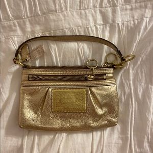 Y2K coach poppy metallic mini bag!